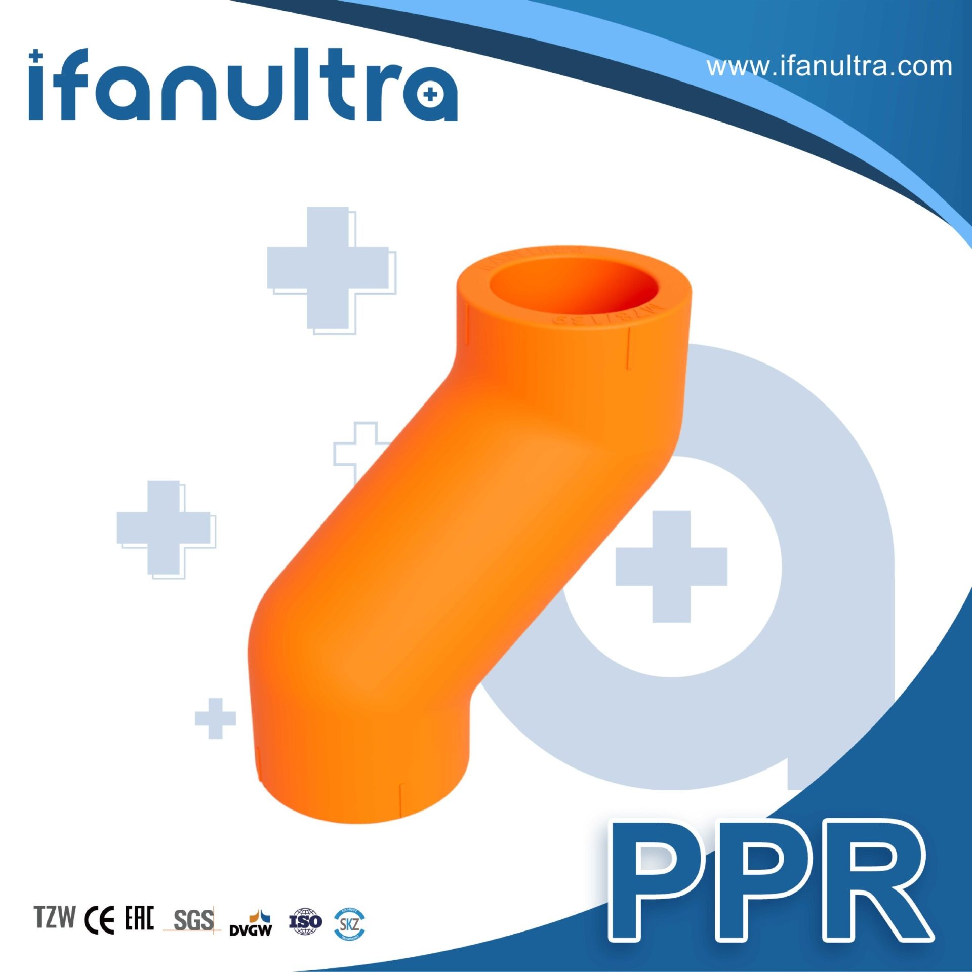 a orange PPR S Bend 139/M78