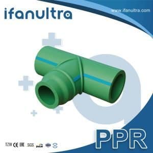 A Te reductora PPR verde (Reductor) (Entrada, Salida, Derivación)