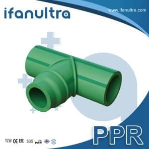 A Green PPR Reducing Tee (Reducer) (Inlet, Outlet, Branch)2
