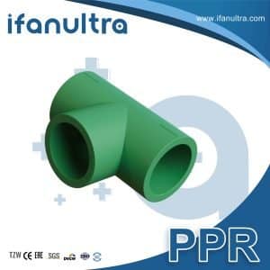 A Green PPR Tee (Molded, Socket)