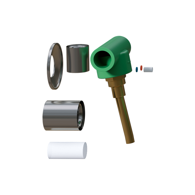 IFANULTRA PPR concealed valve fitting used on higher pressure class hot water lines