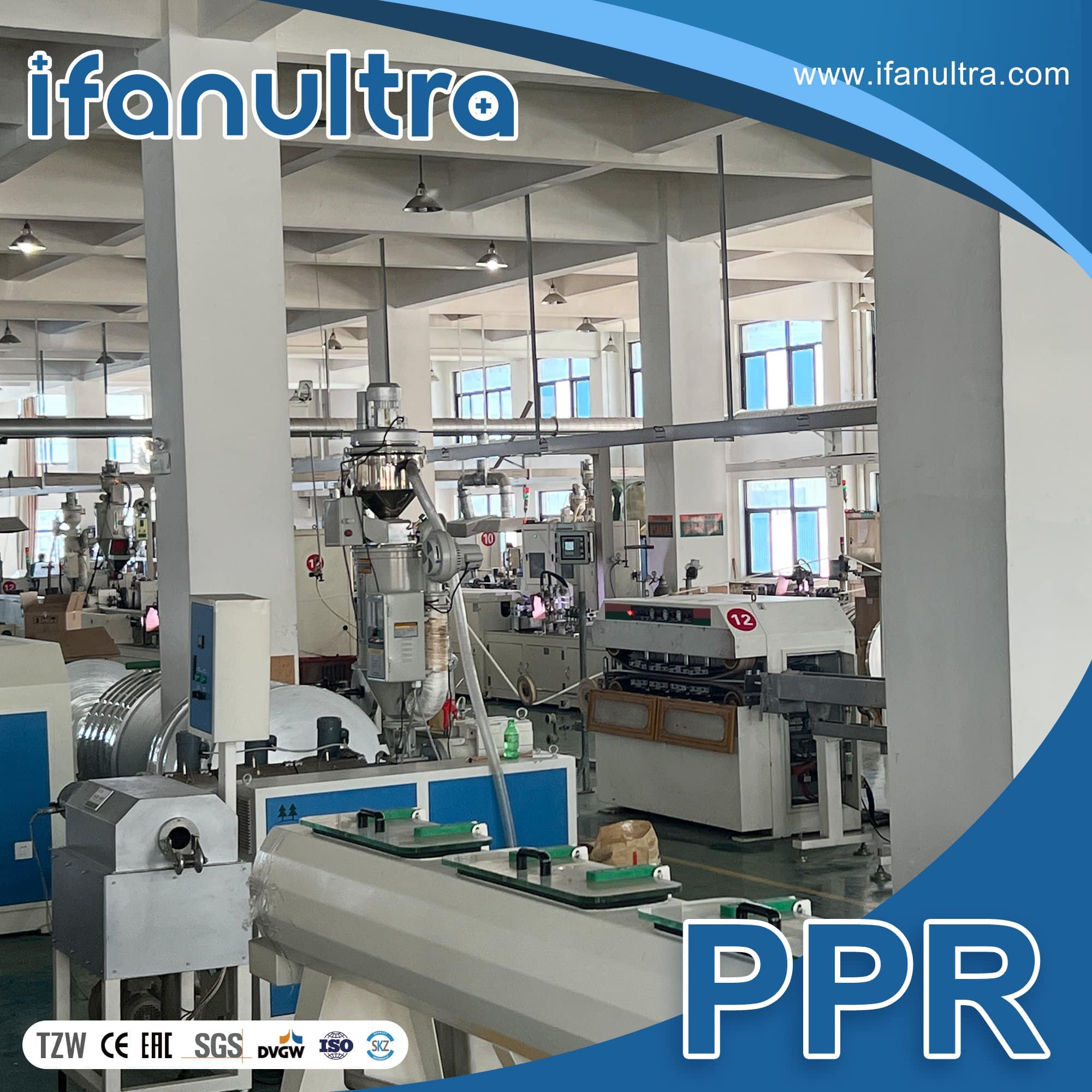 Heat fusion welding of PPR pipe joints at about 260 degrees Celsius