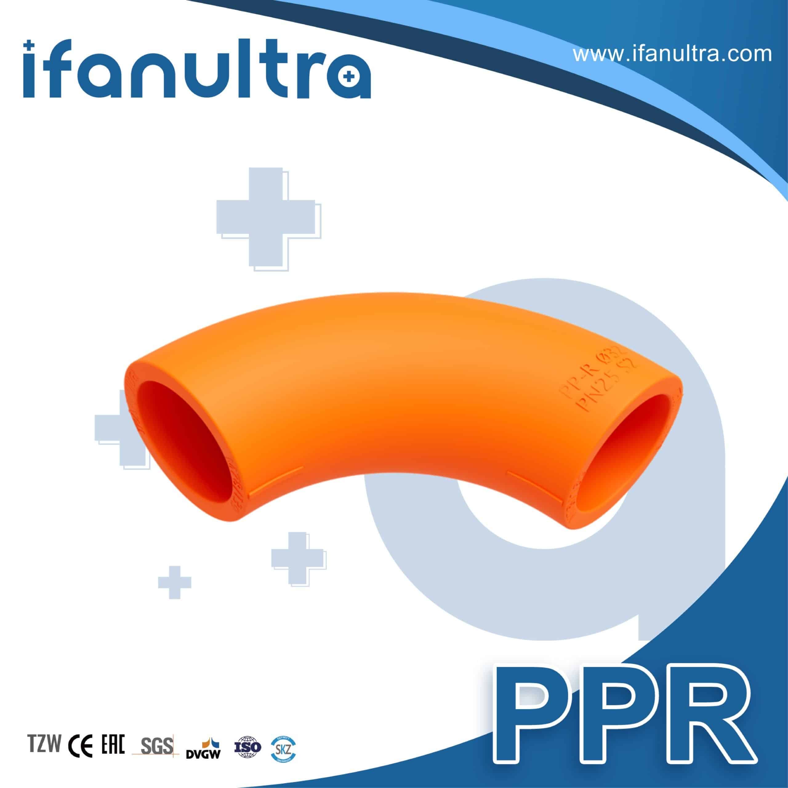 IFANULTRA PPR pipe factory production hall with German automated extrusion lines