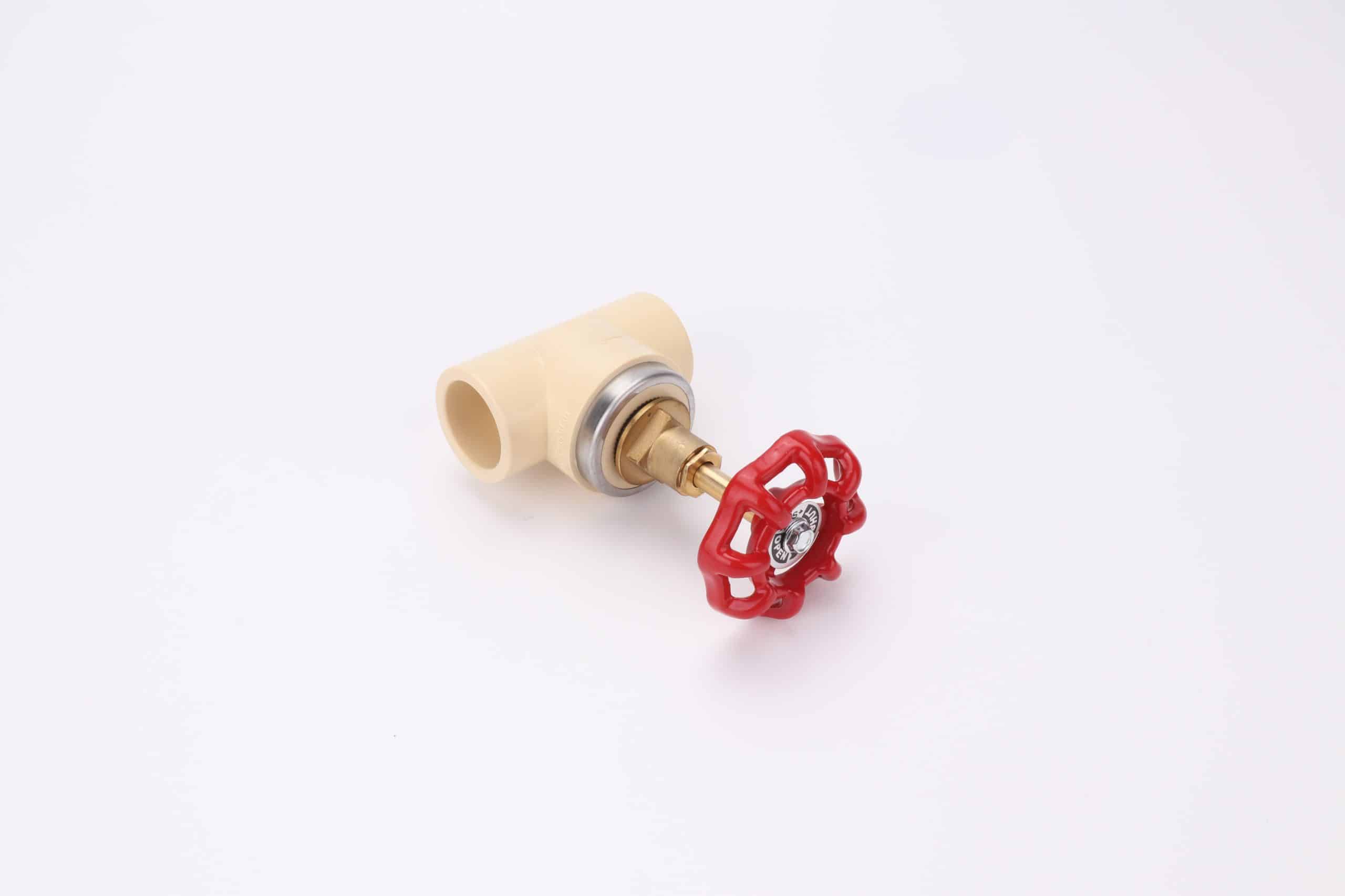 IFANULTRA PPR stop valve installed in a fused plumbing line with no bolted or threaded joint to loosen