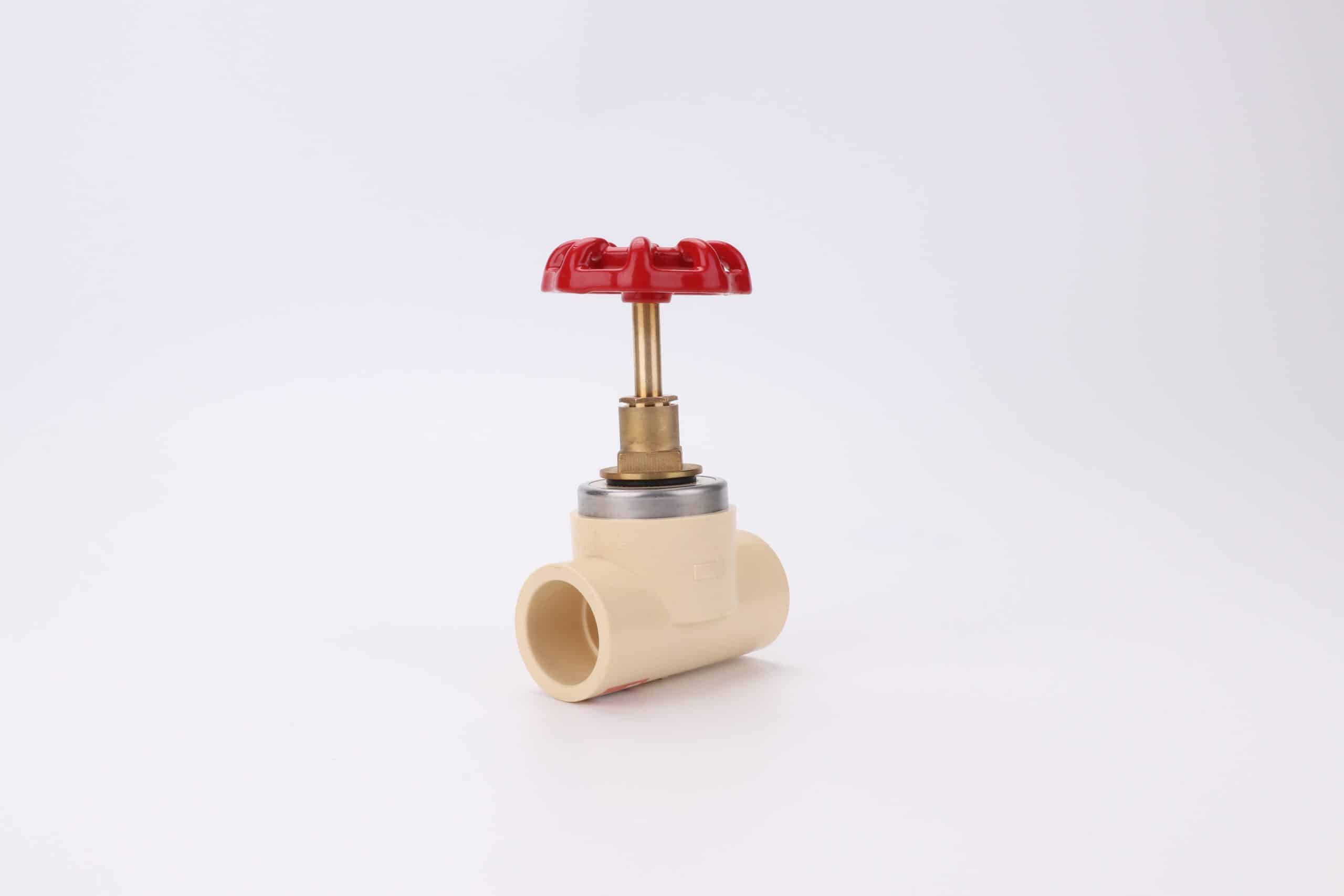 IFANULTRA stop valve with fusion sockets designed to join directly into a PPR plumbing line