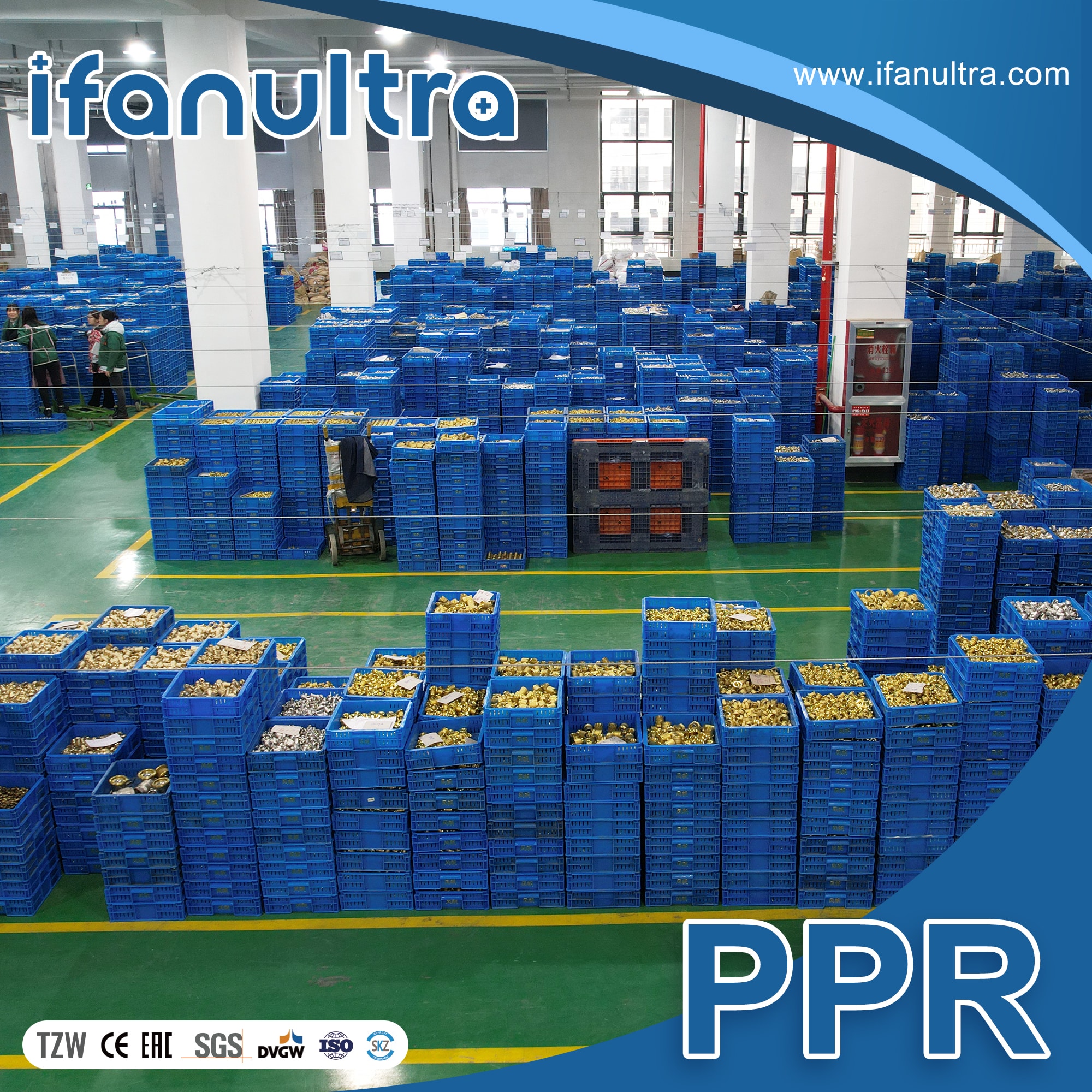 IFANULTRA assembly workshop where PPR production batches are built and marked